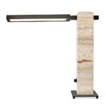 Director Table Lamp - Travertine