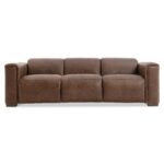 Billings Leather Power Motion Sofa