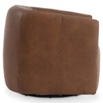Aline Leather Swivel Chair - Image 2