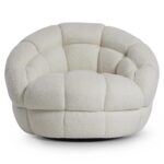 Coco Fabric Swivel Chair - Image 2