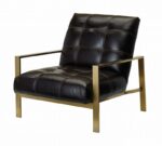 Arlo Tufted Chrome Chair 697 - Image 3