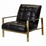 Arlo Tufted Brass Chair 597