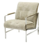 Jada Tufted Chrome Chair 695