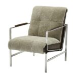 Jada Tufted Chrome Chair 695 - Image 2